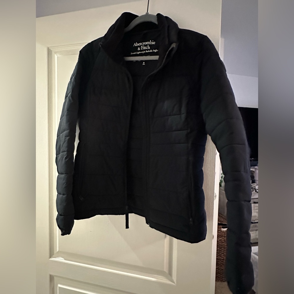 Abercrombie Packable Puffer, Sz Medium
